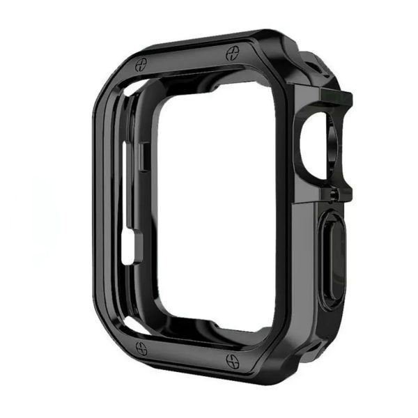 Apple Watch Ultra 1/2 49 mm mīksts, izturīgs pulksteņa futrālis - melns