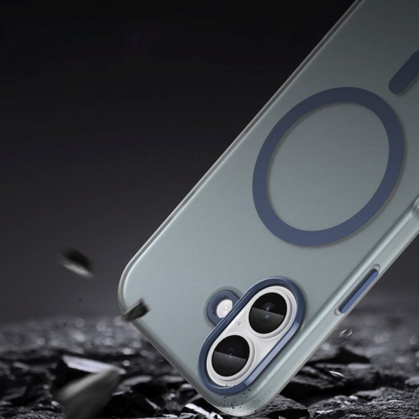 iPhone 17 magnētiskais abrazīvais MagSafe vāciņš — matēti zils
