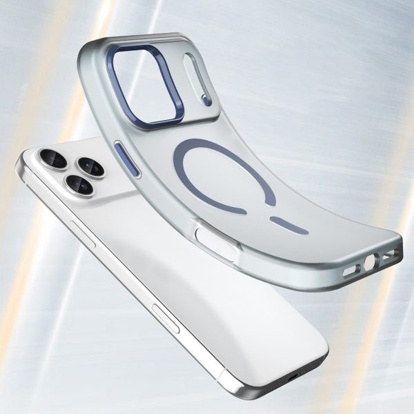 iPhone 17 Pro Max magnētiskais abrazīvais MagSafe vāciņš — matēti zils