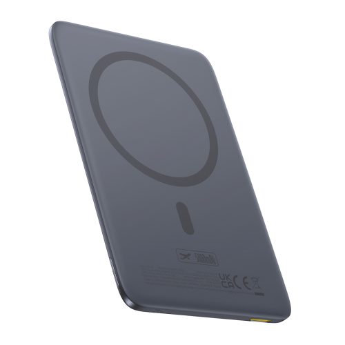 1031479-1-powerbank-ultra-cienki-5000mah-20w-hurtel-hurtownia-dropshipping-1.jpg Ultraplāns 5000mAh 20W MagSafe Powerbank ar 60W 30cm USB-C kabeli - pelēks