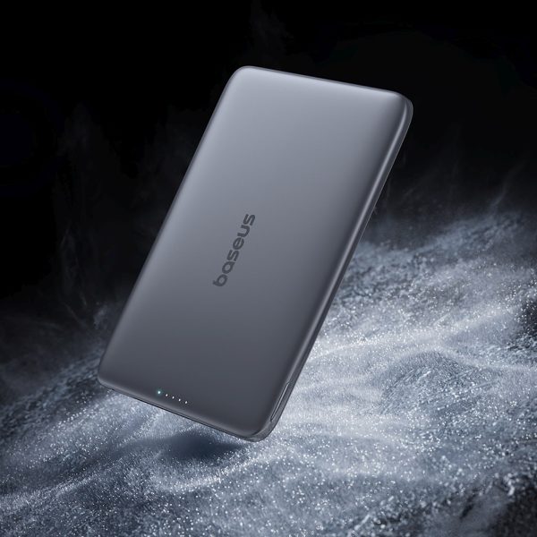 Ultraplāns 5000mAh 20W MagSafe Powerbank ar 60W 30cm USB-C kabeli - pelēks