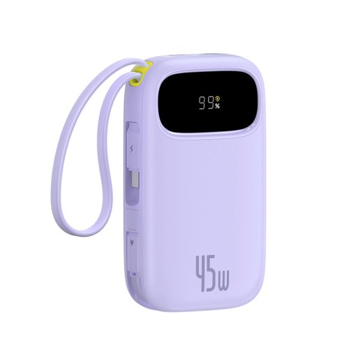 1031620-1-powerbank-20000mah-wyswietlacz-kabel-hurtel-hurtownia-dropshipping.jpg Powerbank 20000mAh 45W z wyświetlaczem kablami USB-C Lightning EnerFill FC31 - fioletowy