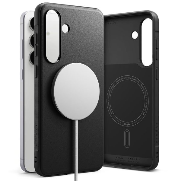 Samsung Galaxy S25 FE Onyx Magnetic MagSafe aizmugurējais vāciņš - melns