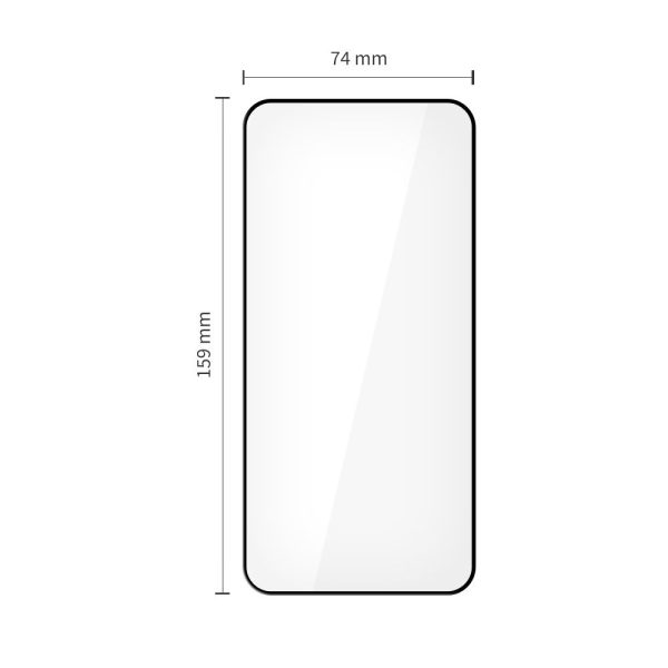 Szkło hartowane na Xiaomi 15T / 15T Pro Glass Fit+ czarne - 2 szt.