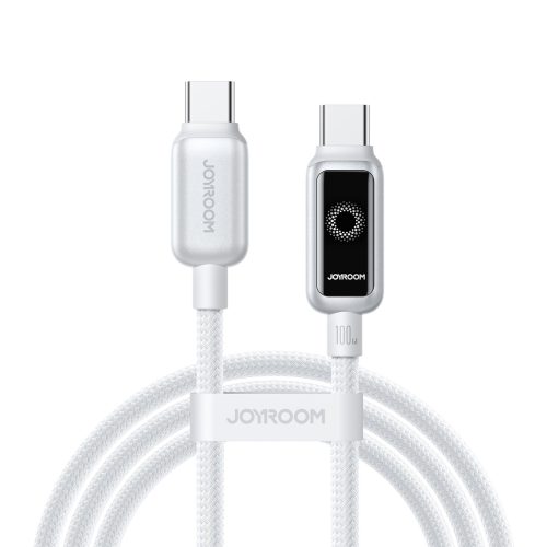 1031628-1-kabel-przewod-w-oplocie-usb-c-100w-hurtel-hurtownia-dropshipping.jpg Kabel przewód w oplocie USB-C 100W 1.2m - biały