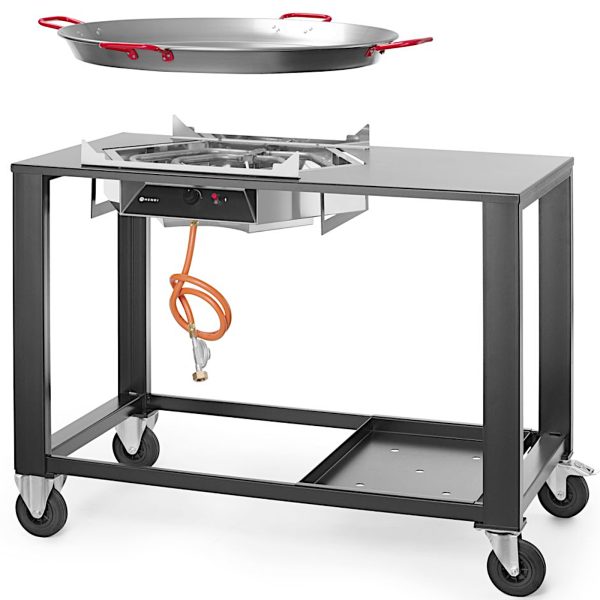 Gāzes grils ar paeljas pannu, diametrs 80 cm, FIESTA XL, 7 kW