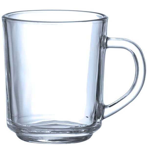 Stikla krūzes karstiem un aukstiem dzērieniem 240 ml - 6 gab.