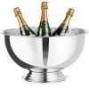 Tērauda šampanieša punša bļoda 13 l diametrs 393x214 mm - sudraba krāsā