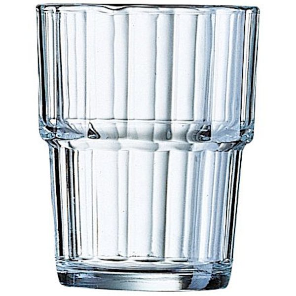 Arcoroc NORVEGE rūdīta stikla trauki ar zemu stiklu 160 ml - 6 gab.