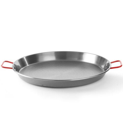 Apaļa tērauda paeljas panna ar rokturiem, diametrs 300x110 mm