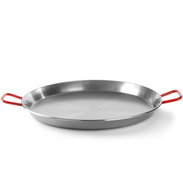 Apaļa tērauda paeljas panna ar rokturiem, diametrs 550x100 mm