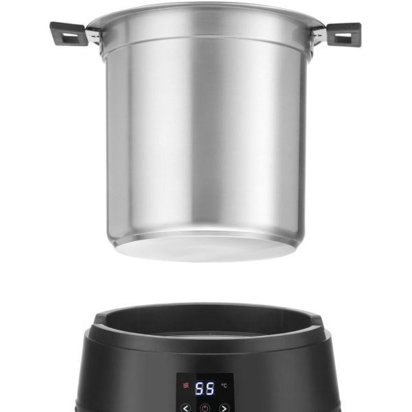 Elektriskā zupas termosa tējkanna WATERLESS 10 l 450 W - melna