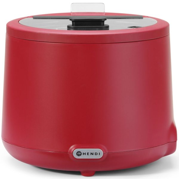 Elektriskā termosa tējkanna zupai UNIQ 35-85 C 8 l 500 W - sarkana