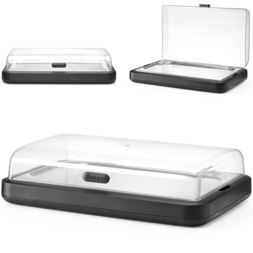 UNIQ GN 1/1 vitrīna ar dzesēšanas ieliktni - melna