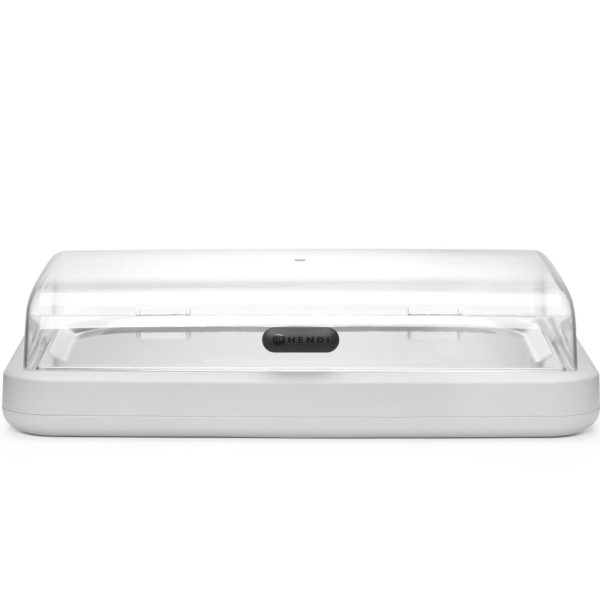 Vitrīna ar dzesēšanas ieliktni UNIQ GN 1/1 - balta