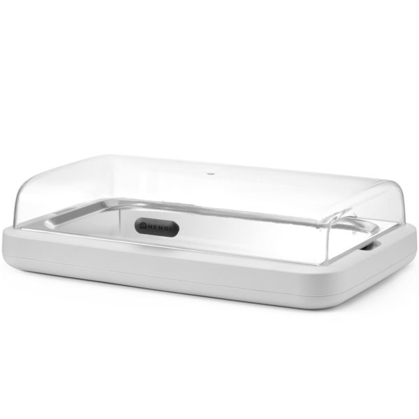 Vitrīna ar dzesēšanas ieliktni UNIQ GN 1/1 - balta