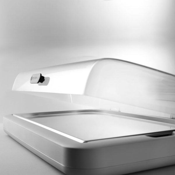 Vitrīna ar dzesēšanas ieliktni UNIQ GN 1/1 - balta