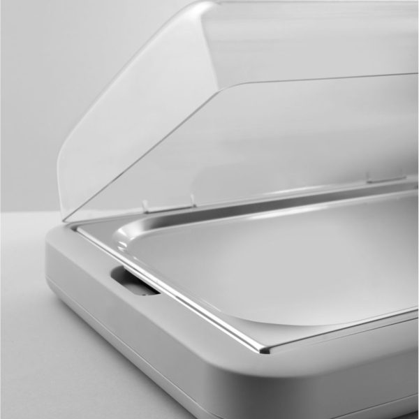 Vitrīna ar dzesēšanas ieliktni UNIQ GN 1/1 - balta