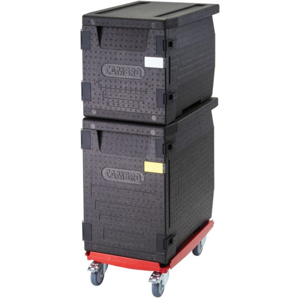 Camdolly ratiņi GN 1/1 Cam GoBox izolētiem konteineriem - sarkani