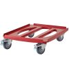 Camdolly ratiņi Cam GoBox 4060 izolētiem konteineriem - sarkani