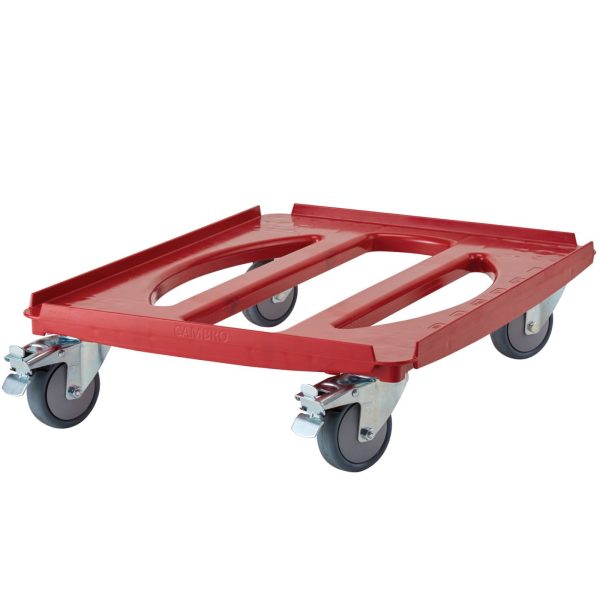 Camdolly ratiņi Cam GoBox 4060 izolētiem konteineriem - sarkani
