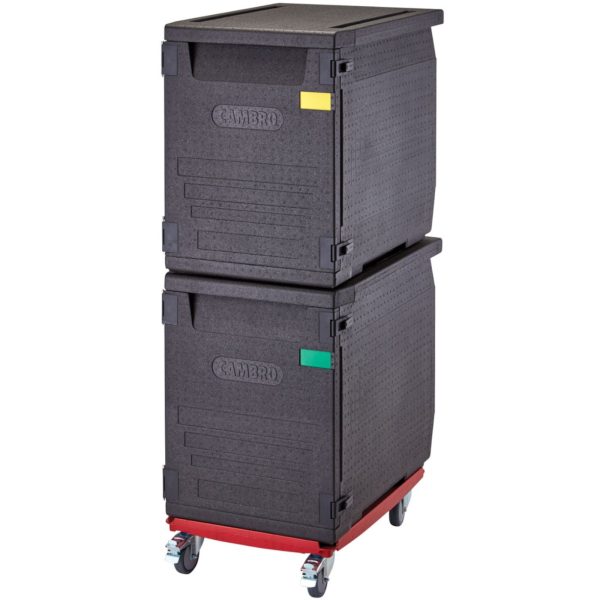 Camdolly ratiņi Cam GoBox 4060 izolētiem konteineriem - sarkani