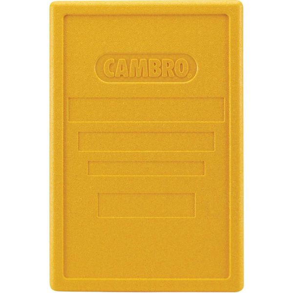 Vāks Cam GoBox konteineriem ar augšējo ielādi 600x400 mm - dzeltens