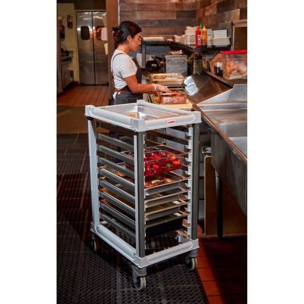 Sadales mehānisma plaukti 9x GN 1/1 konteineru transportēšanas ratiņiem