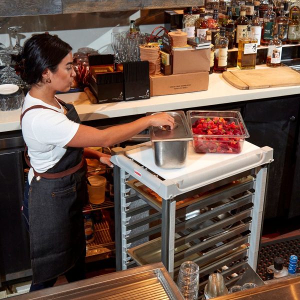 Wózek do transportu pojemników Camshelving 9x GN 1/1