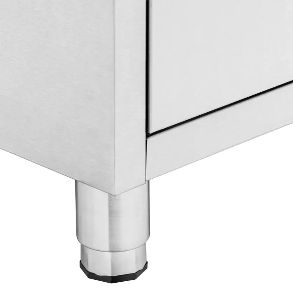 Gastronomiskais skapis picas mīklai, tērauda, 7 atvilktnes, 50 x 70 cm