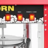 Retro popkorna ģenerators 1500 W 5 kg/h - sarkans