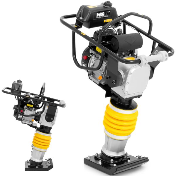 Rammer Jumper, ar benzīnu darbināms betona blīvētājs, 6,5 ZS, 34 x 28 cm