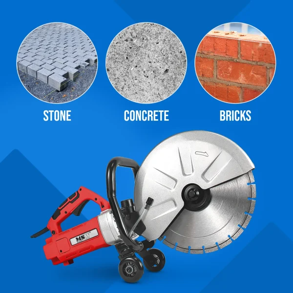 Elektriskais zāģis betona asfalta akmenim 120 mm 4000 apgr./min 3500 W