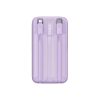 Powerbank ar displeju 20000mAh 22.5W Comet Series + USB-A - USB-C kabelis 0.3m violets