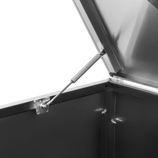 Atkritumu tvertnes korpusa vāks ar ventilācijas atverēm 240 l