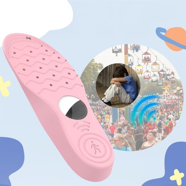 Apavu ieliktņi ar vietu AirTag lokatoram 155-170 mm - rozā