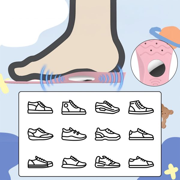 Apavu ieliktņi ar vietu AirTag lokatoram 155-170 mm - rozā