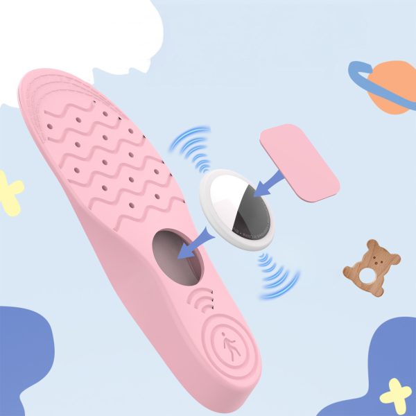 Apavu ieliktņi ar vietu AirTag lokatoram 175-190 mm - rozā