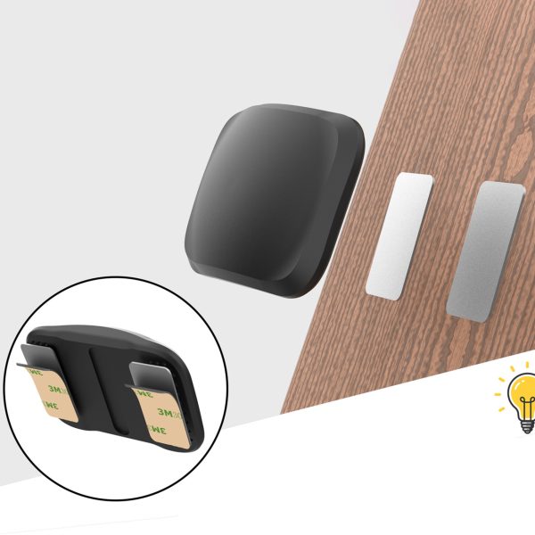 Magnētisks maciņš AirTag lokatoram - melns