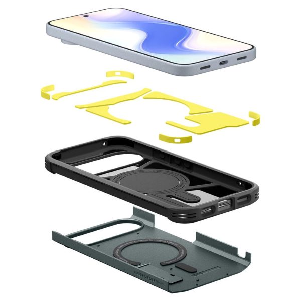 Google Pixel 10 / 10 Pro Tough Armor MagSafe aizsargvāciņš - zaļš