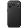 iPhone 17 Pro Max silikona magnētiskais MagSafe aizmugurējais vāciņš - melns
