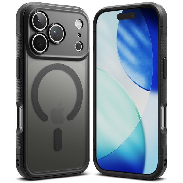 iPhone 17 Pro Fusion Bold magnētiskais MagSafe aizmugurējais vāciņš - matēti melns