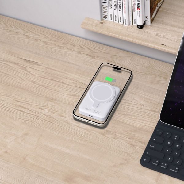 10000mAh LifeMag PB11 MagSafe 15W USB-C magnētiskais barošanas bloks ar USB-C kabeli