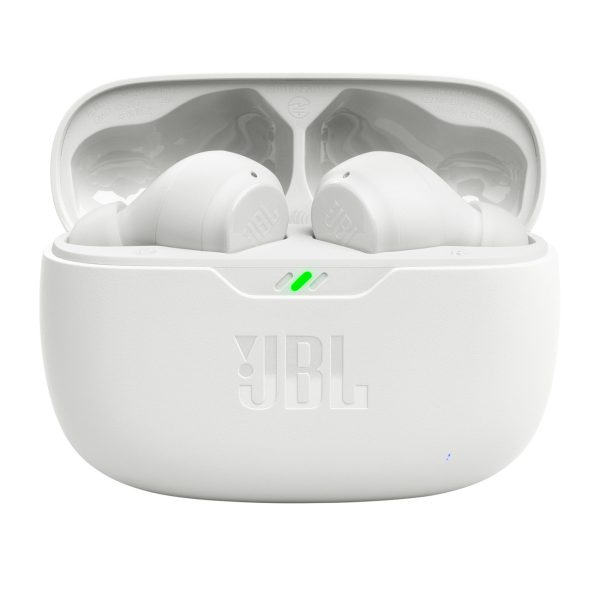 JBL Wave Beam Bluetooth 5.2 IP54 IPX2 bezvadu austiņas, baltas