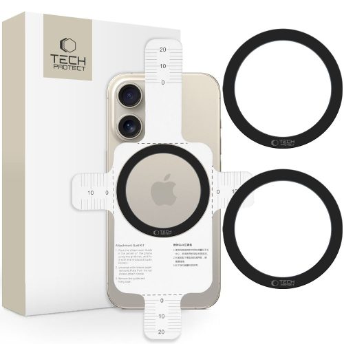 MagSafe 2-in-1 gredzens viedtālruņa maciņam - melns