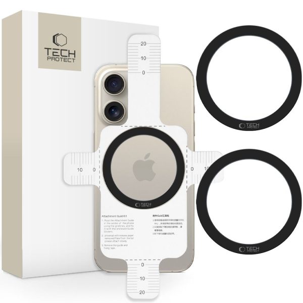 MagSafe 2-in-1 gredzens viedtālruņa maciņam - melns