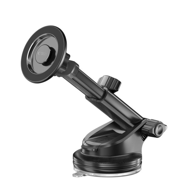 MagSafe N58 automašīnas viedtālruņa turētājs kabīnes vējstikla režģim - melns