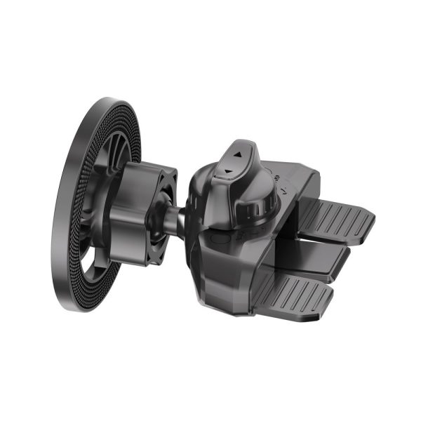 MagSafe N56 automašīnas viedtālruņa turētājs ar CD slotu - melns