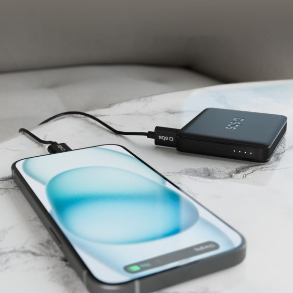 Powerbank 5000 mAh USB-C NanoTube - melns