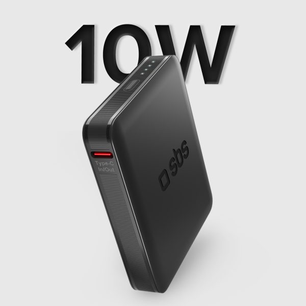 Powerbank 5000 mAh USB-C NanoTube - melns